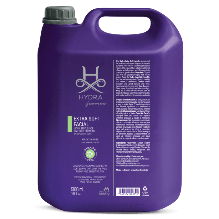 Extra Soft Facial Shampoo 1.3 Gallon by Hydra