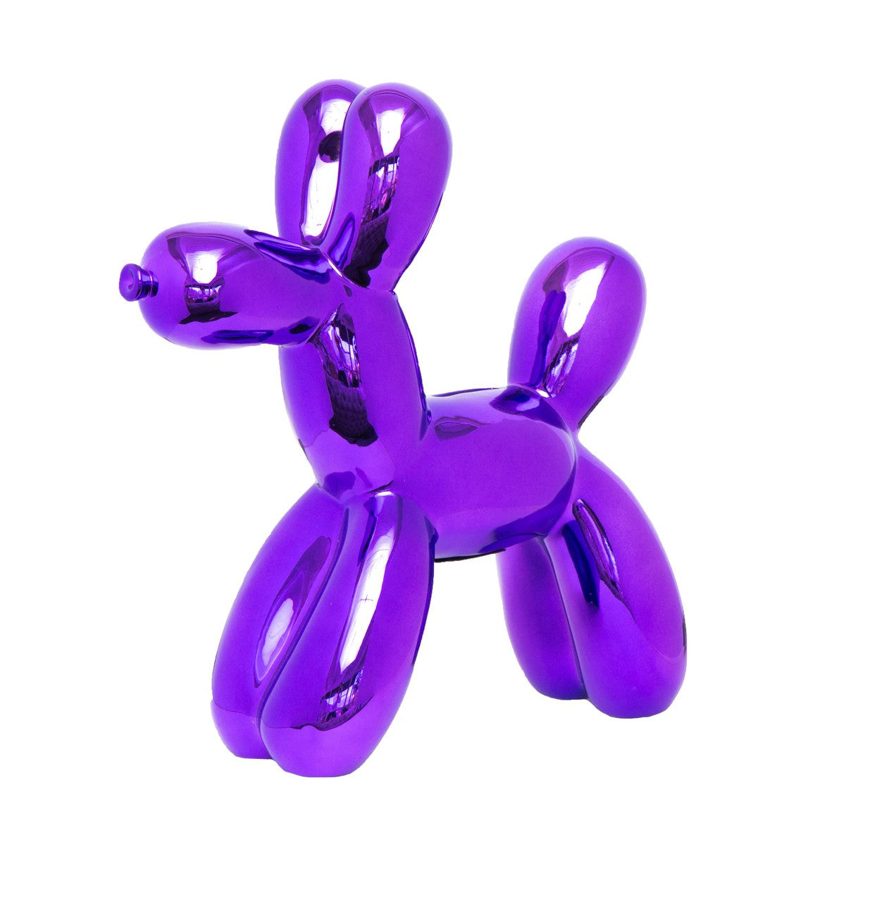 Purple Ceramic Balloon Dog Piggy Bank - 12