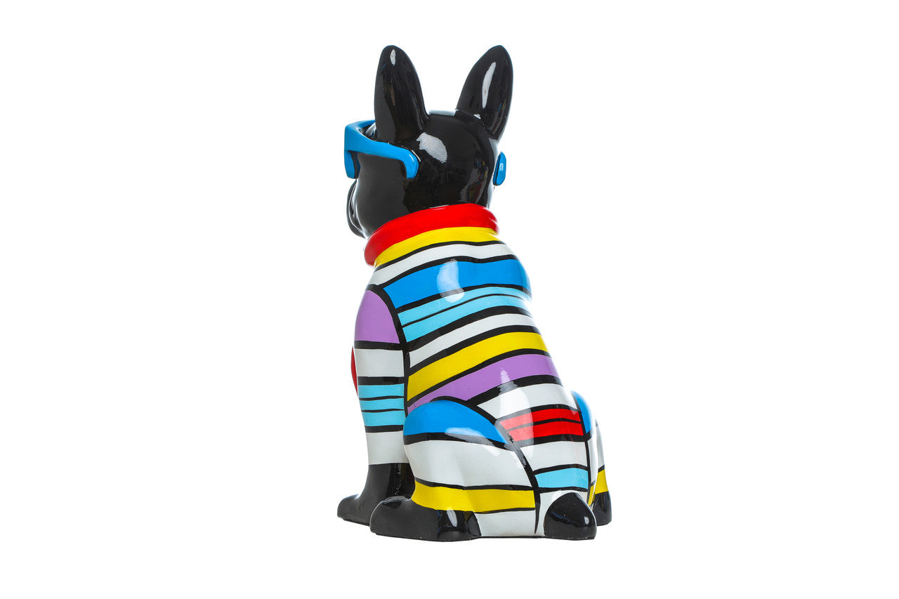 Stripe Dog with Blue Glasses - 14