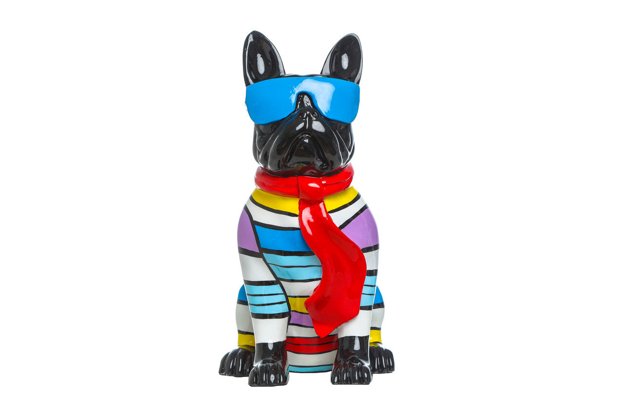 Stripe Dog with Blue Glasses - 14