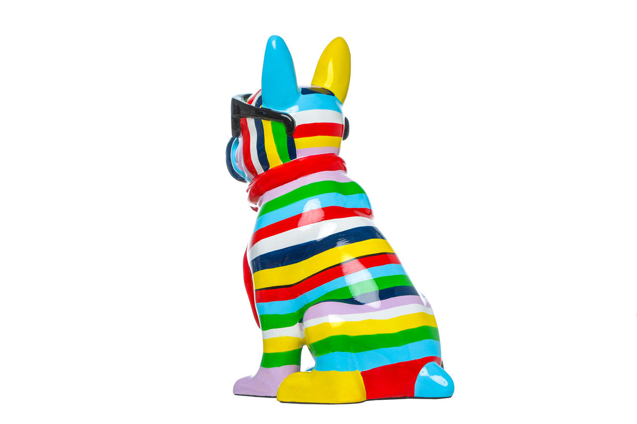 Stripe Dog with Black Glasses - 14