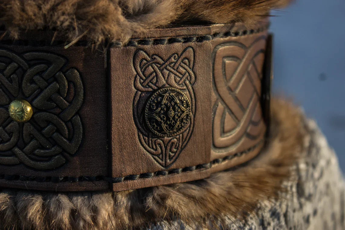 Jarl Leather Dog Collar