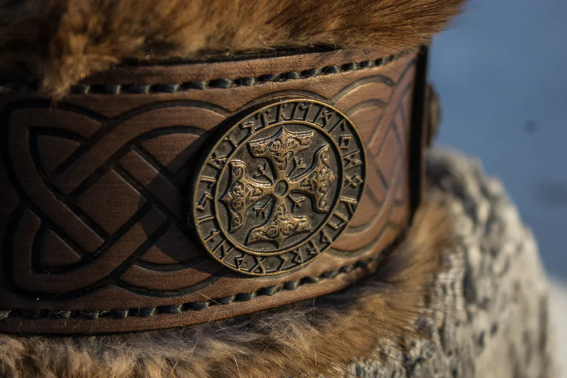 Jarl Leather Dog Collar