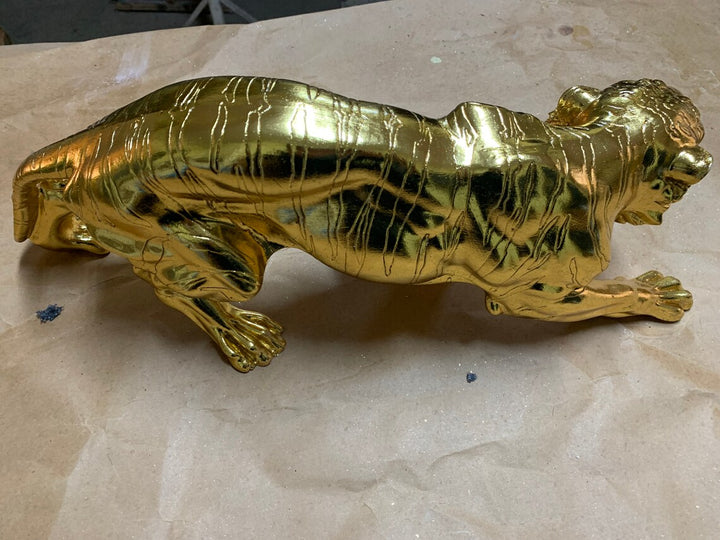 Golden Jaguar Sculpture