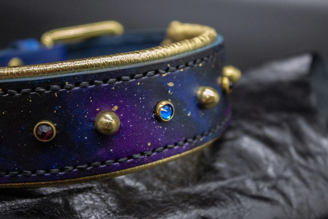 Orion Mini Leather Dog Collar