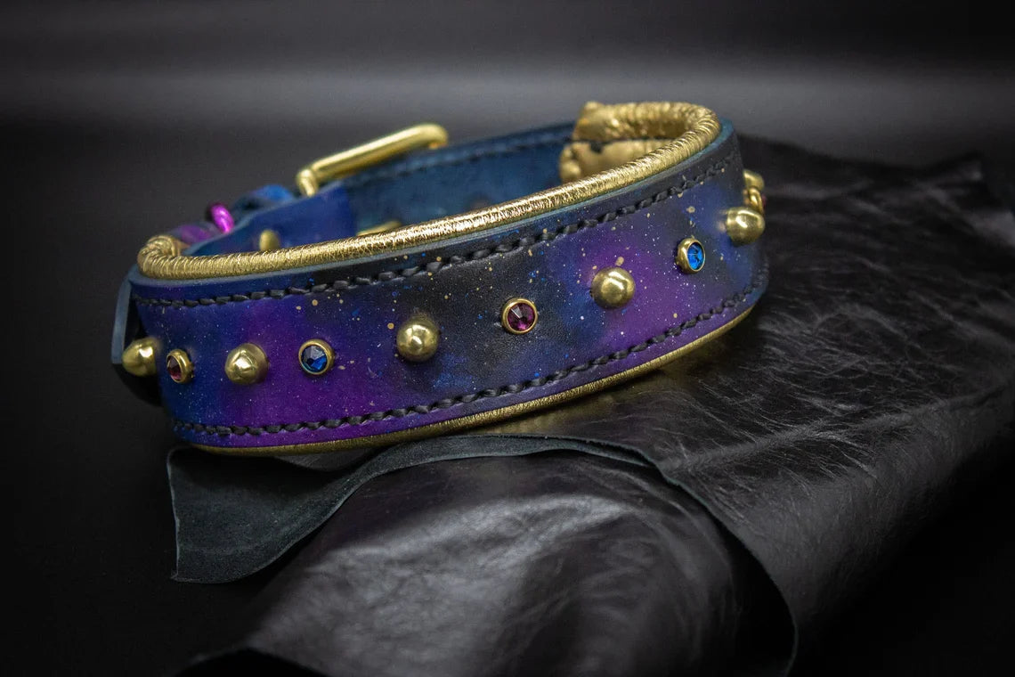 Orion Mini Leather Dog Collar