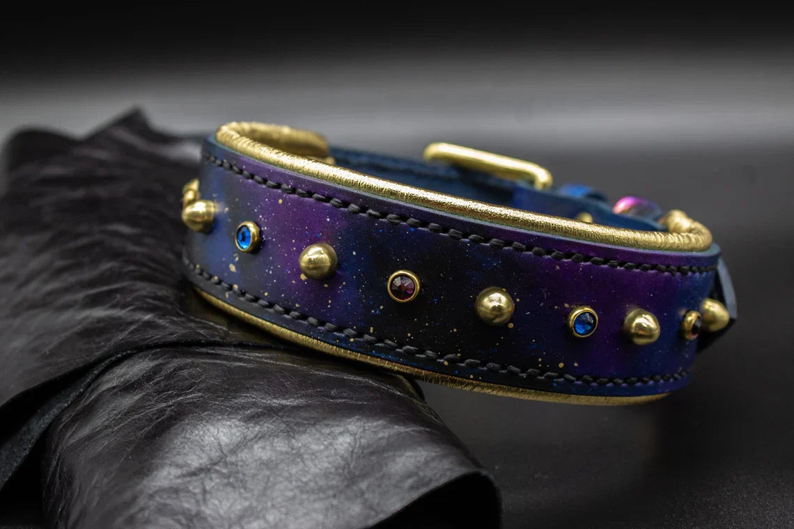 Orion Mini Leather Dog Collar