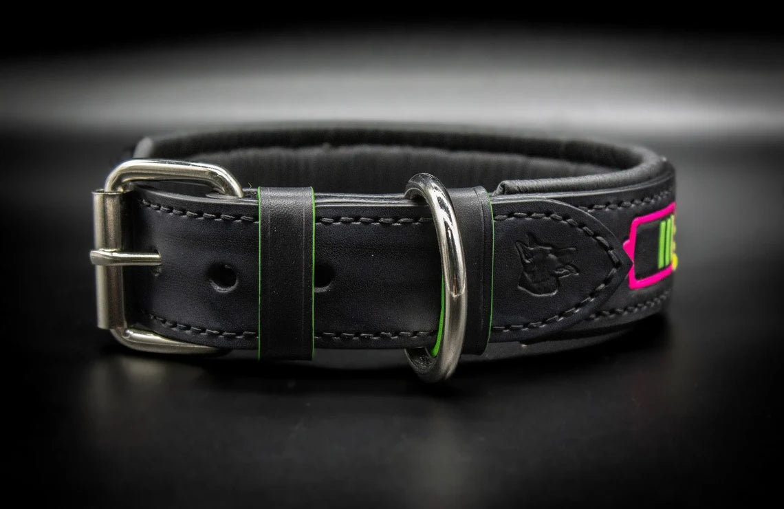 Edge Runners Leather Dog Collar 1.5