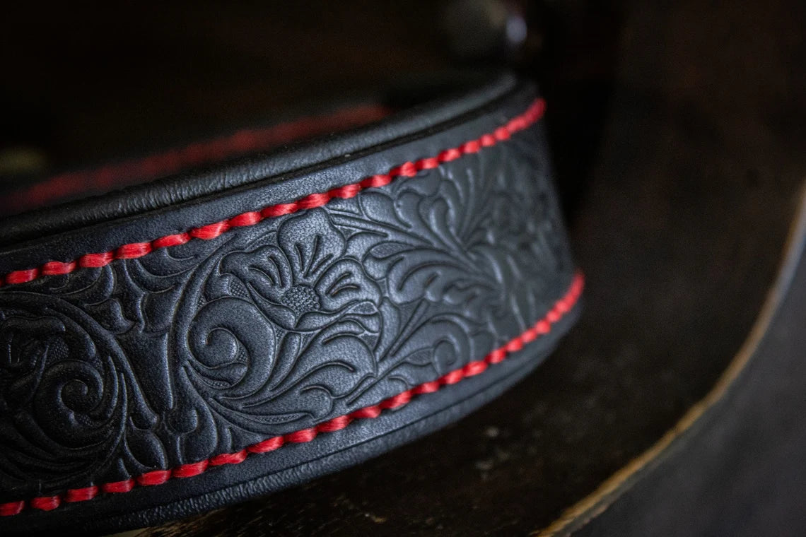 Old Western Leather Dog Collar