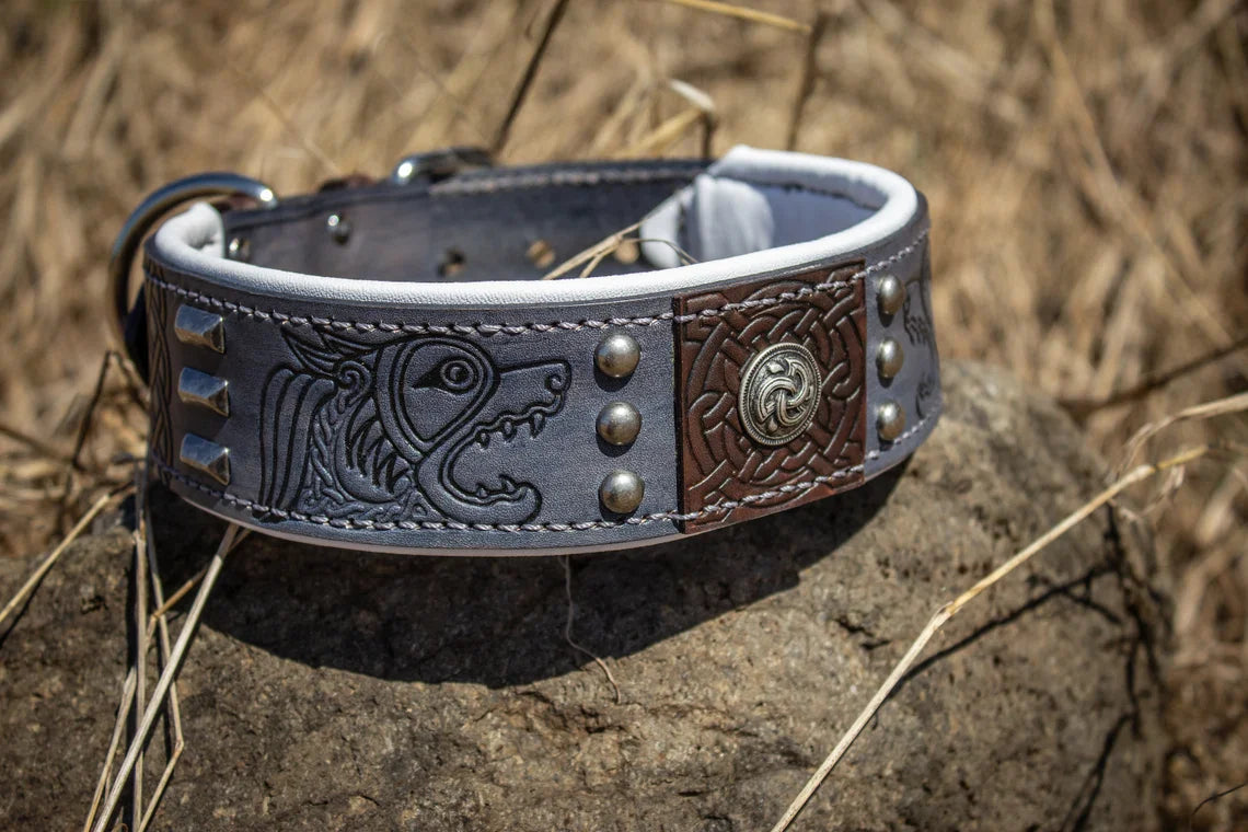 Bjorn Leather Dog Collar