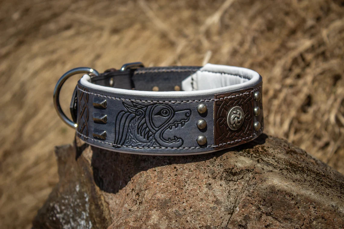 Bjorn Leather Dog Collar