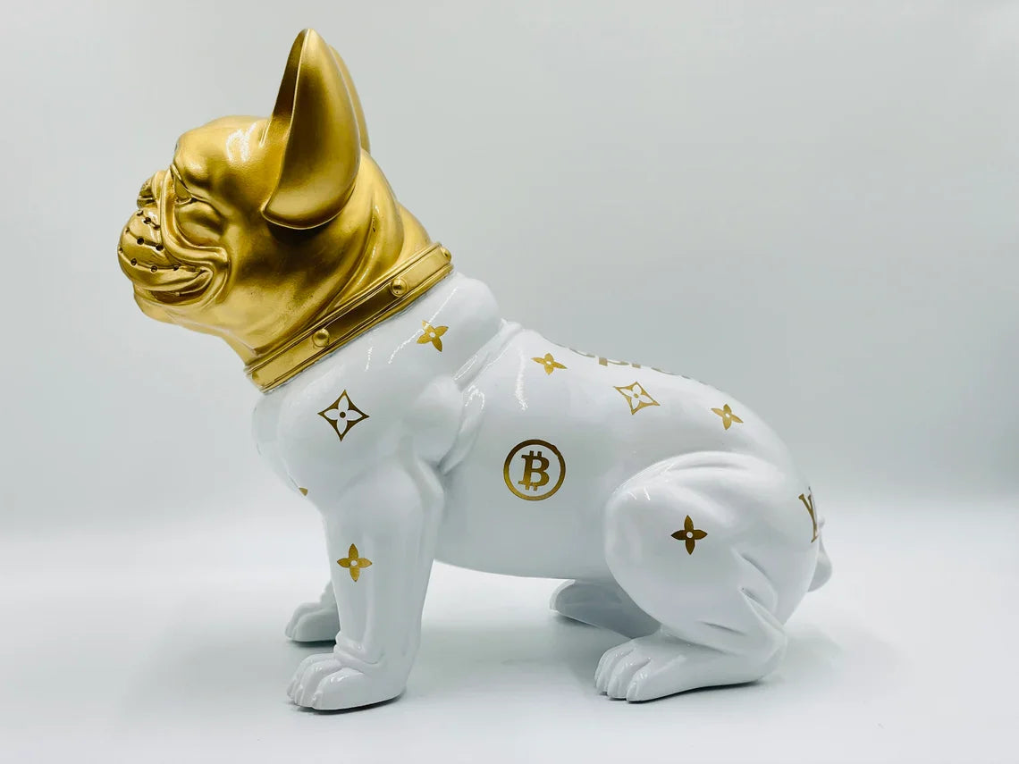 Lou the Bulldog Luxury Art Statue