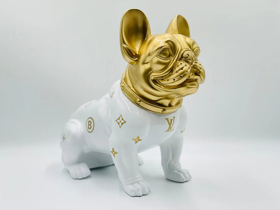 Lou the Bulldog Luxury Art Statue