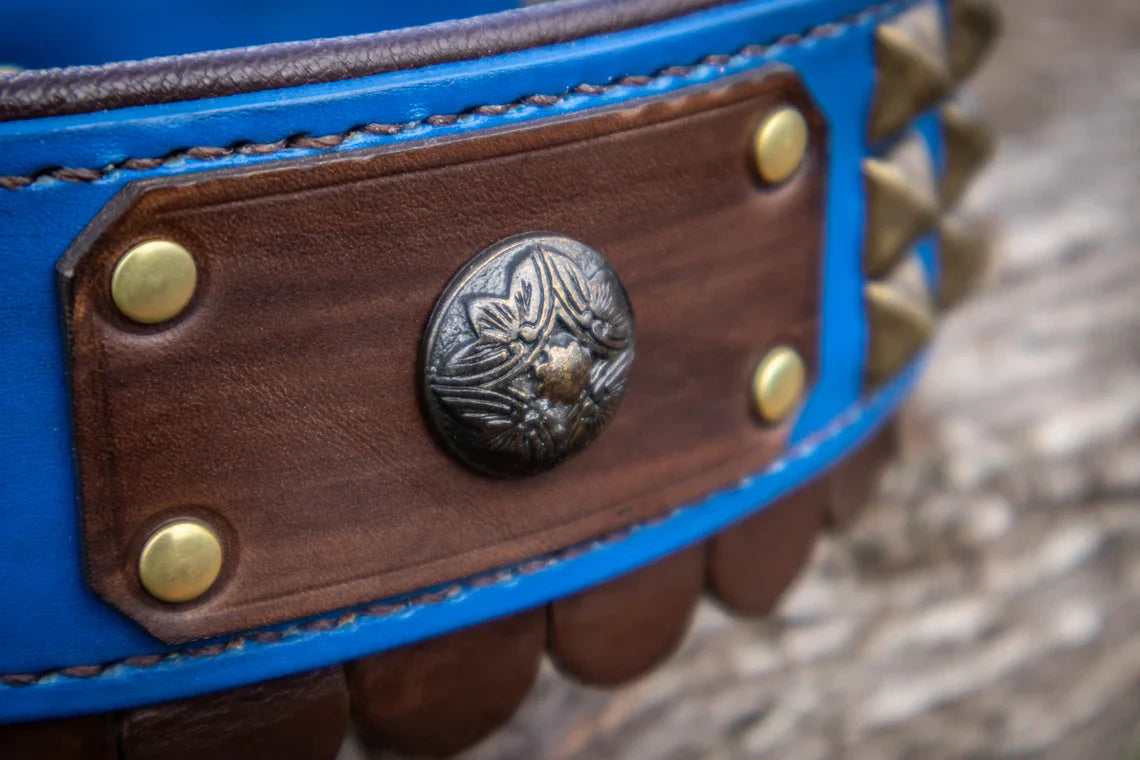 Maximus Leather Dog Collar