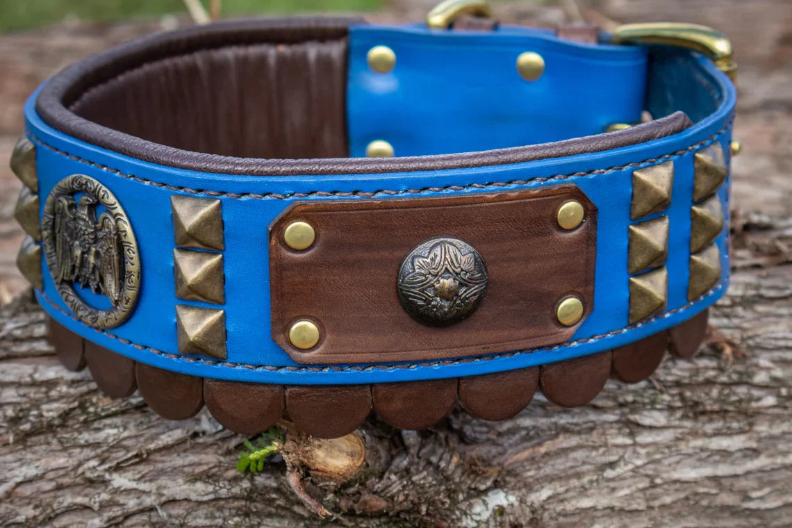 Maximus Leather Dog Collar