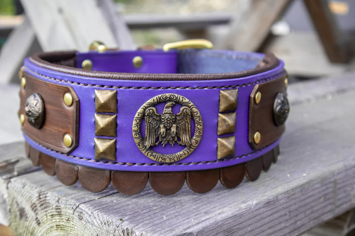 Maximus Leather Dog Collar