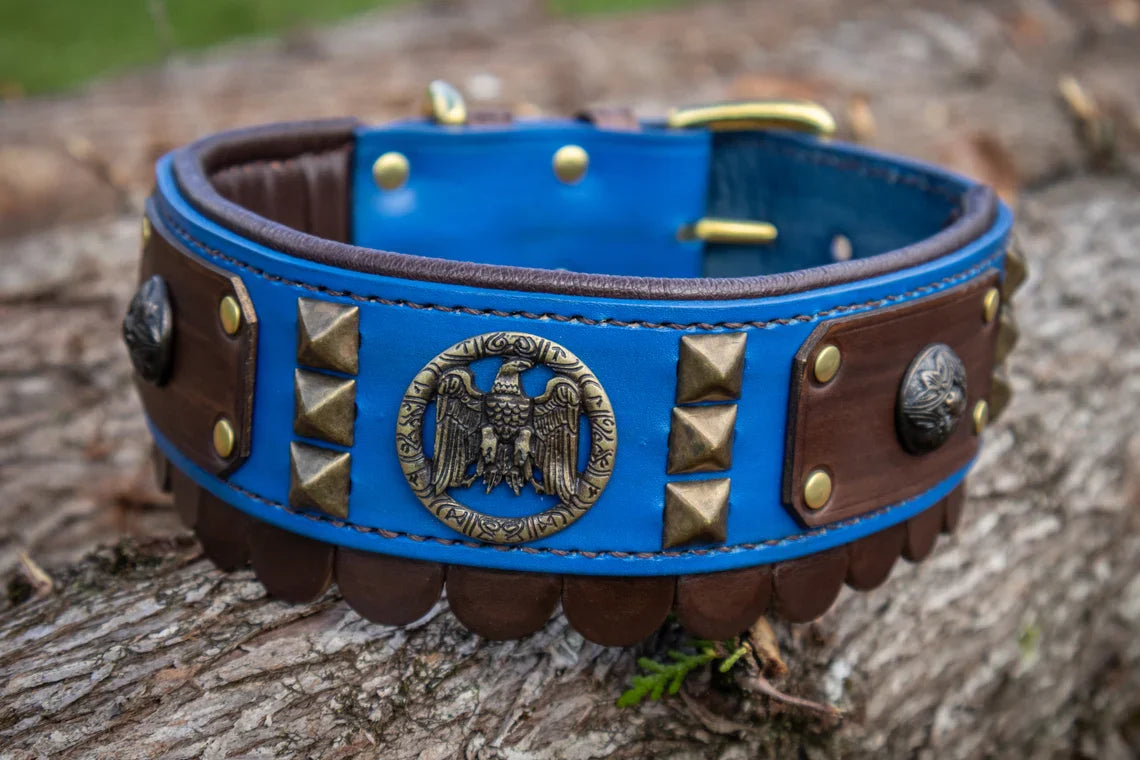 Maximus Leather Dog Collar