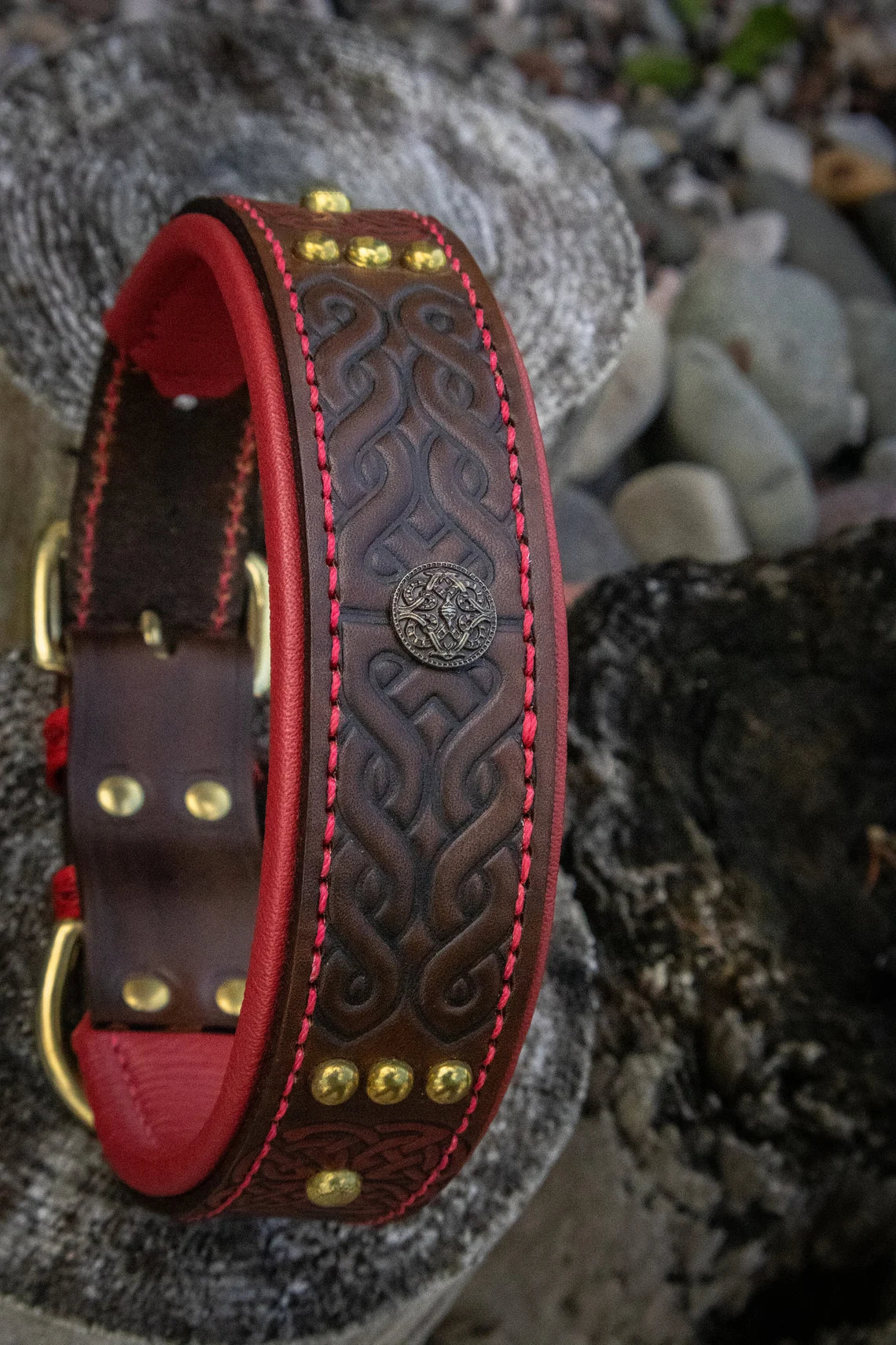 Drifa Leather Dog Collar