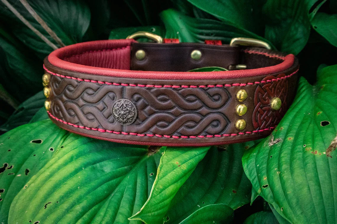 Drifa Leather Dog Collar