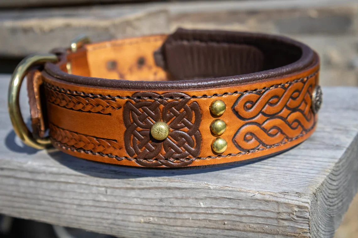 Drifa Leather Dog Collar