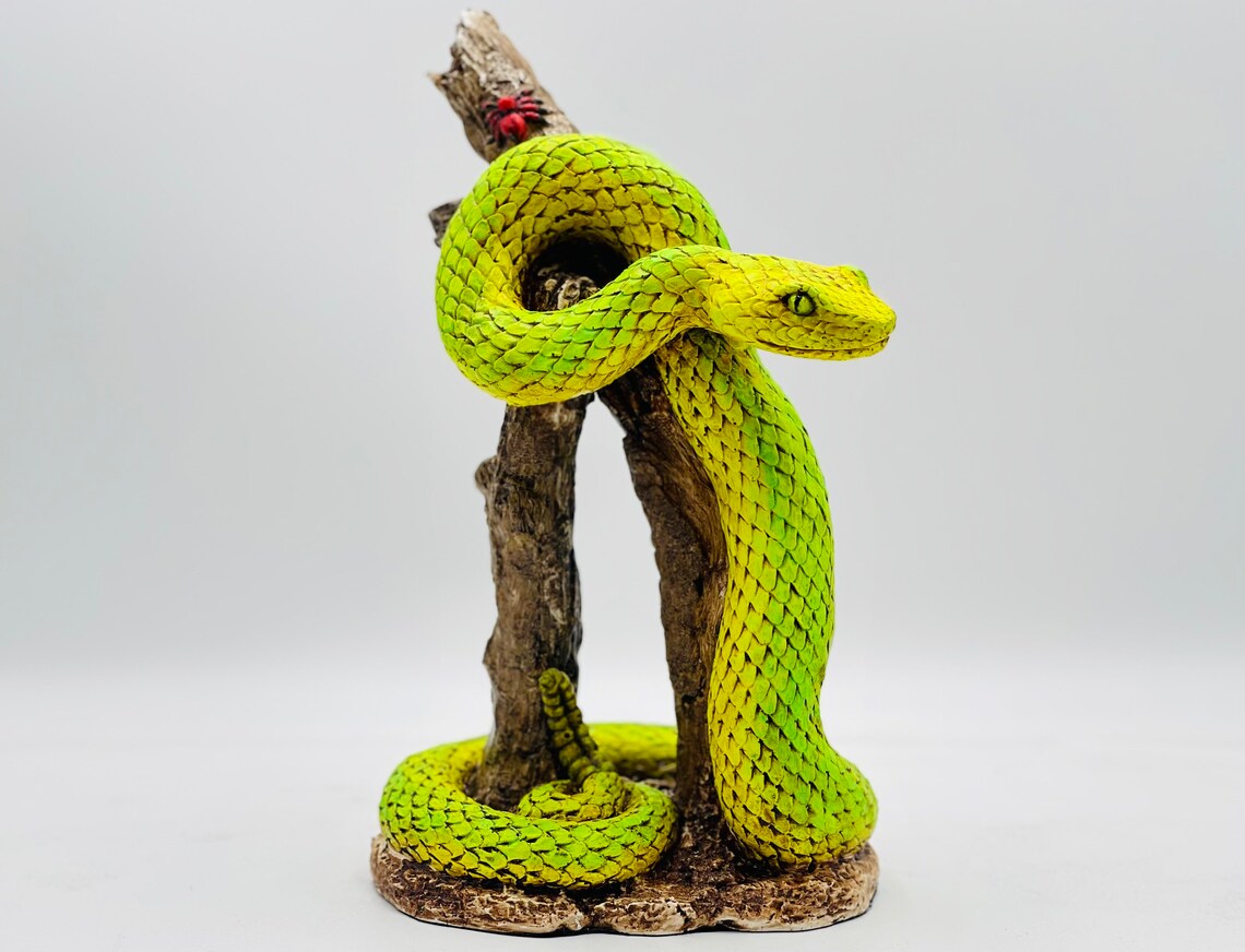 Green Snake Statue