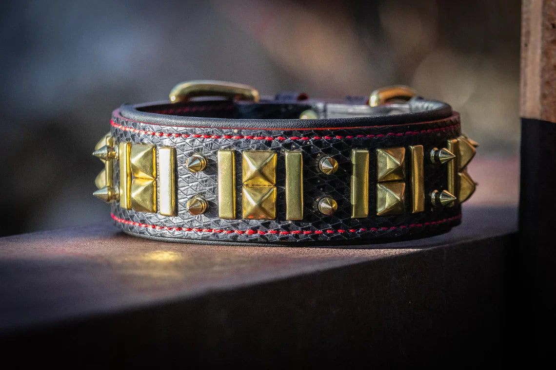 Thriller Leather Dog Collar