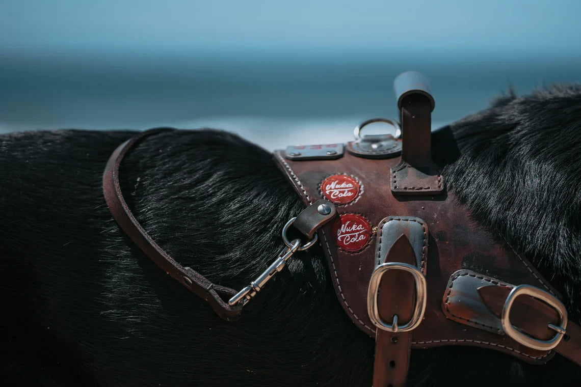 Apocalypse Leather Dog Harness