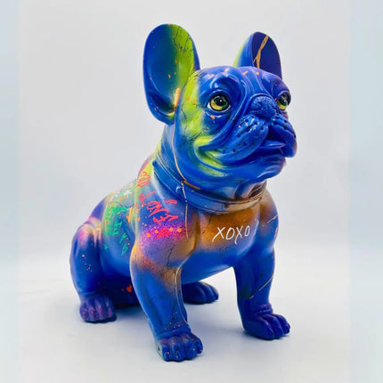 Street Art Design Custom French Bulldog Statue