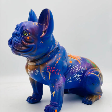 Street Art Design Custom French Bulldog Statue