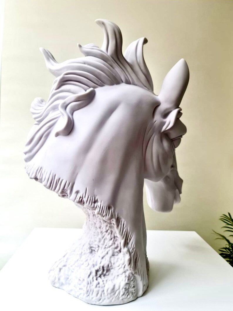 Large Horse Head Sculpture