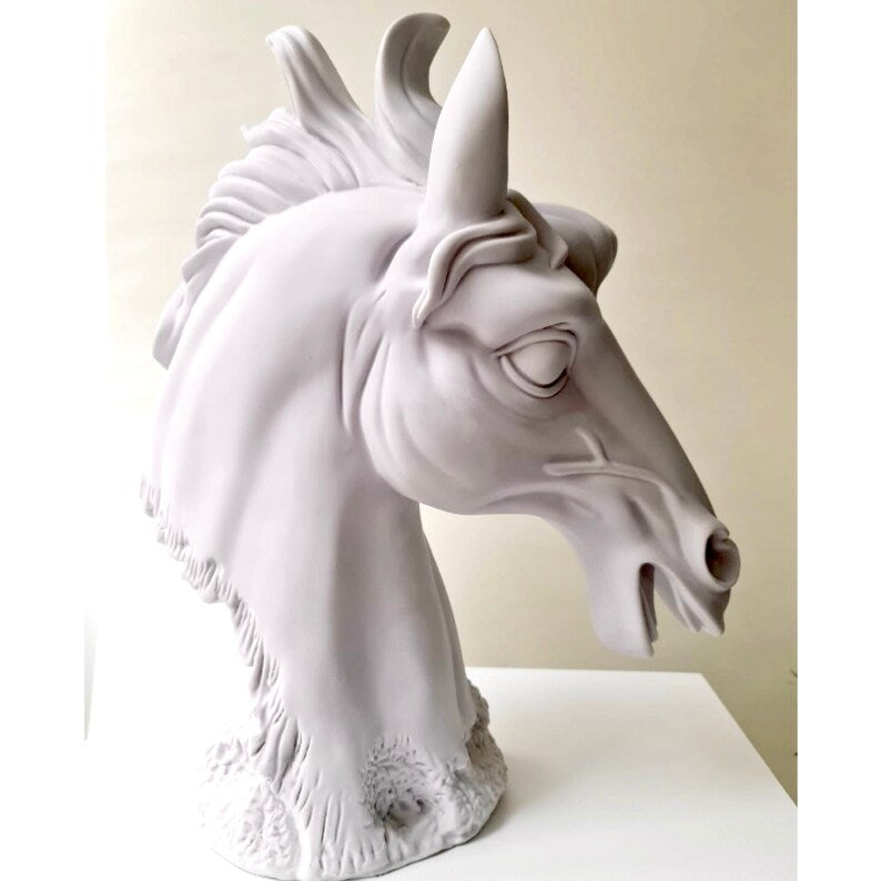 Large Horse Head Sculpture