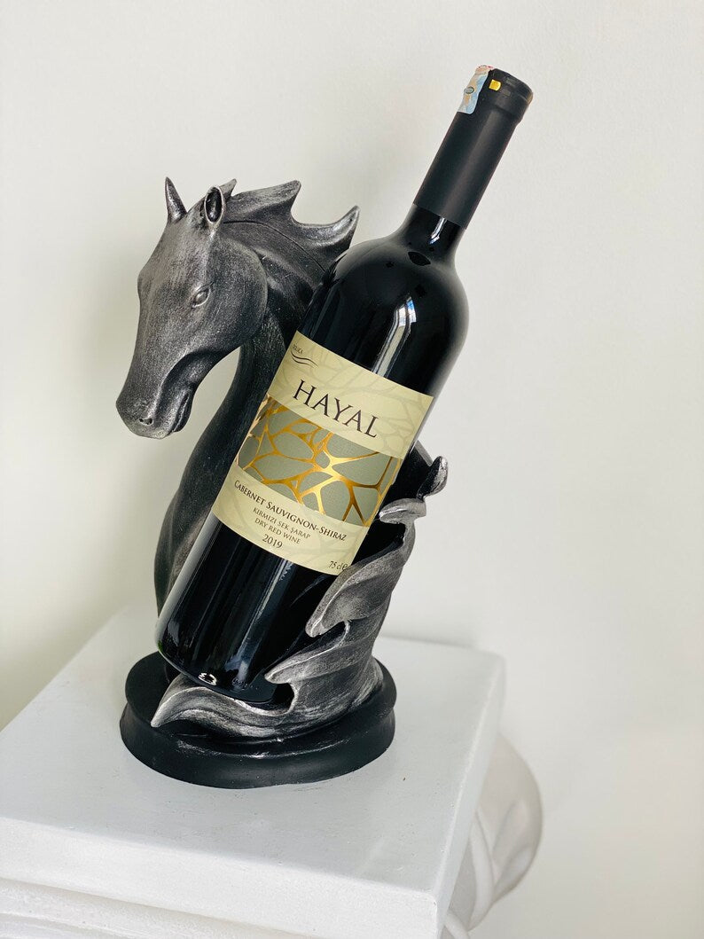 Horse Wine Rack Holder