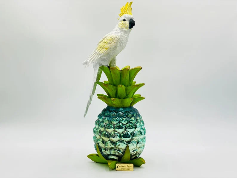 The Cockatoo On Pineapple Statue