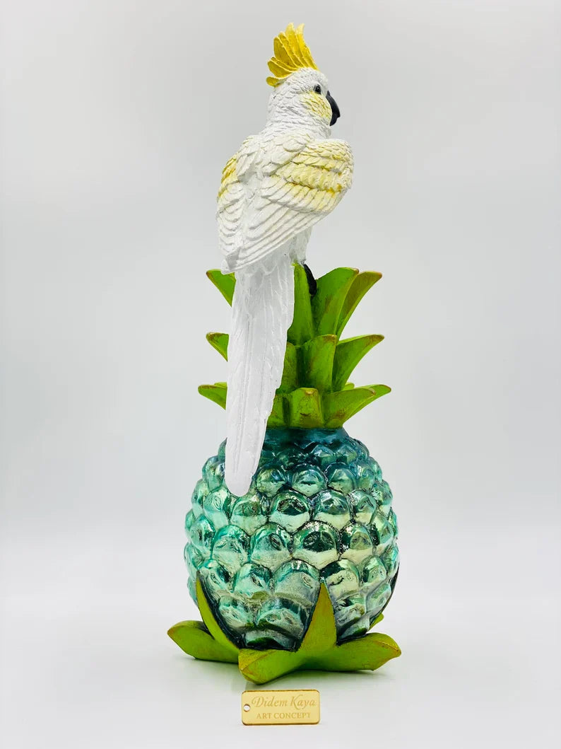 The Cockatoo On Pineapple Statue