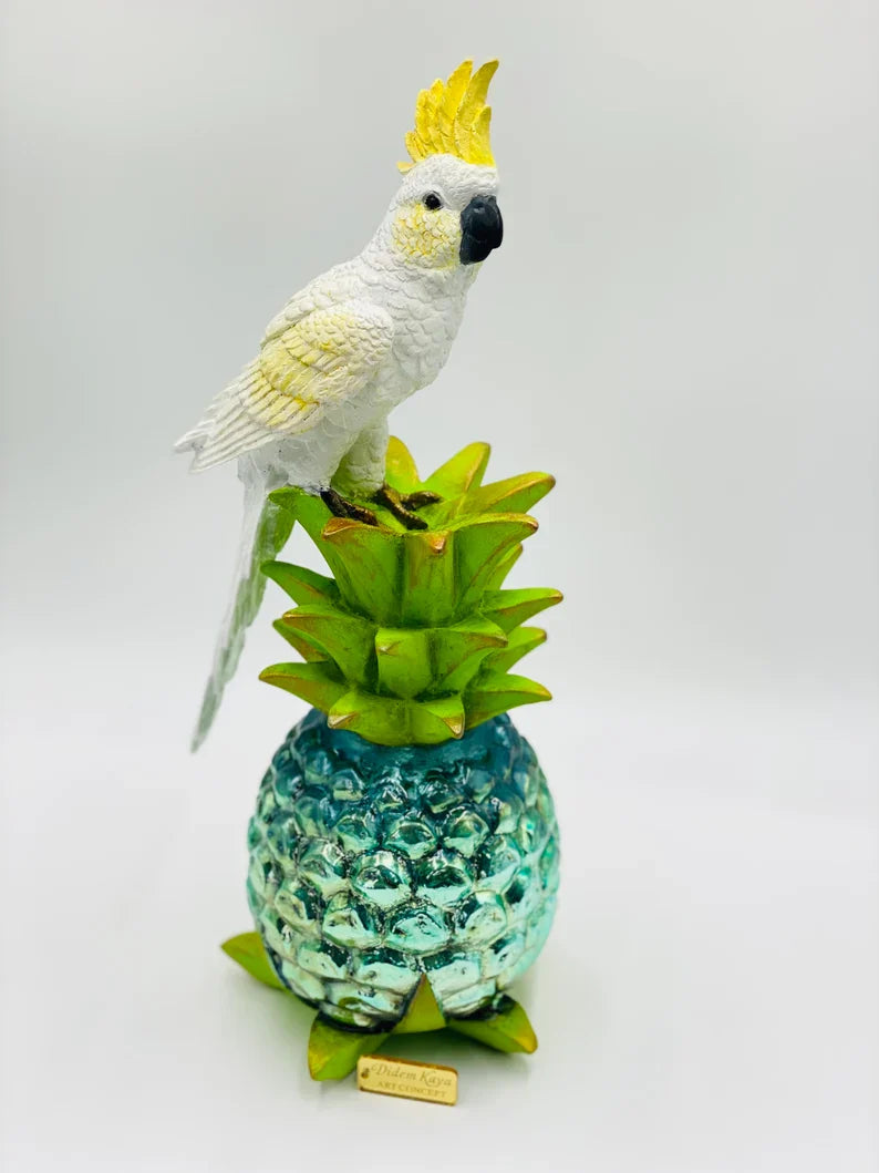 The Cockatoo On Pineapple Statue