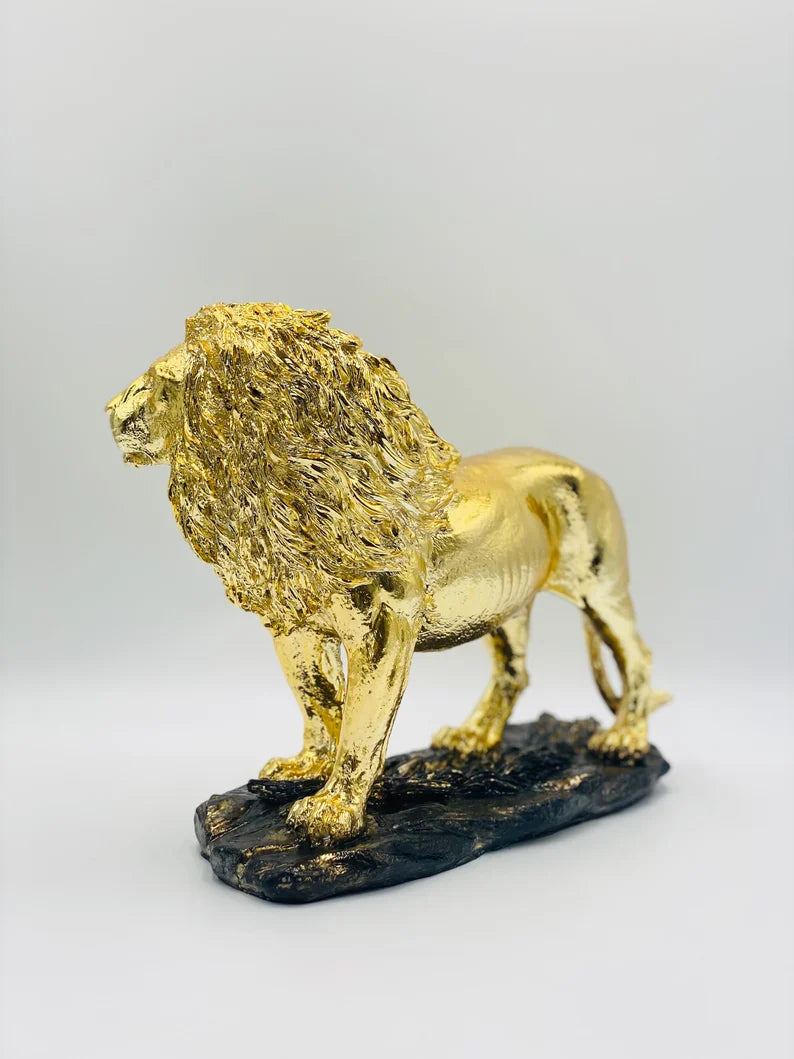 Golden Lion Statue