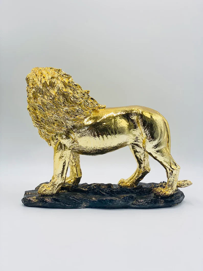 Golden Lion Statue