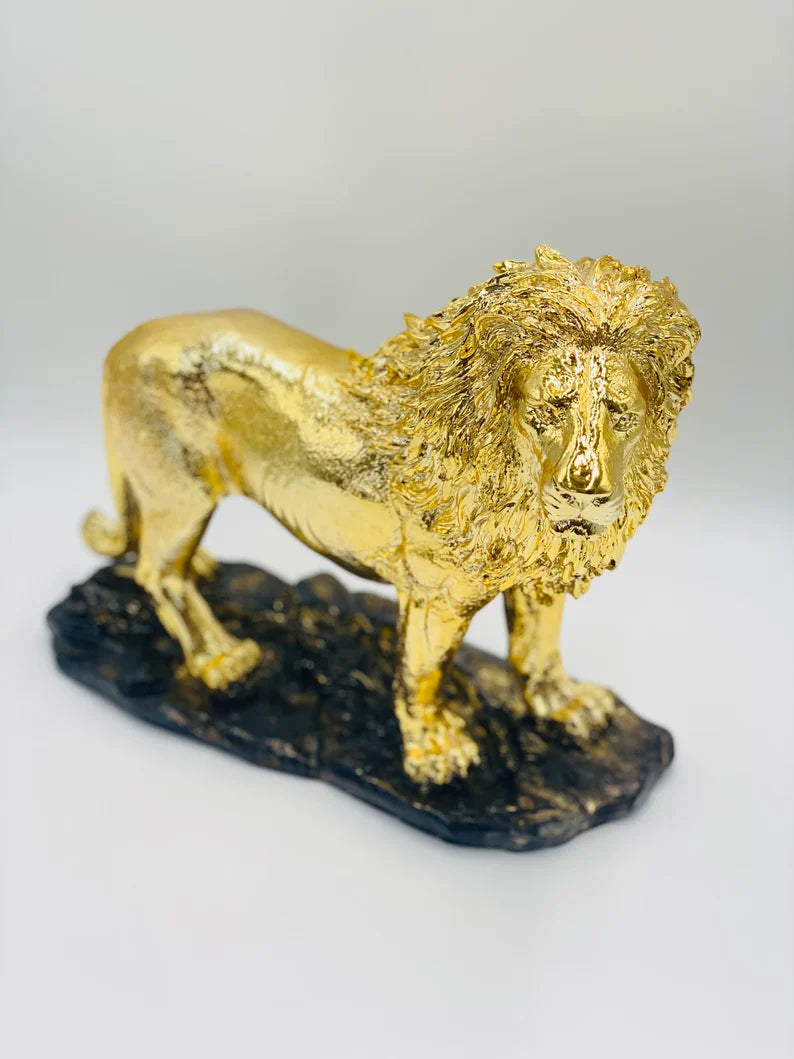 Golden Lion Statue