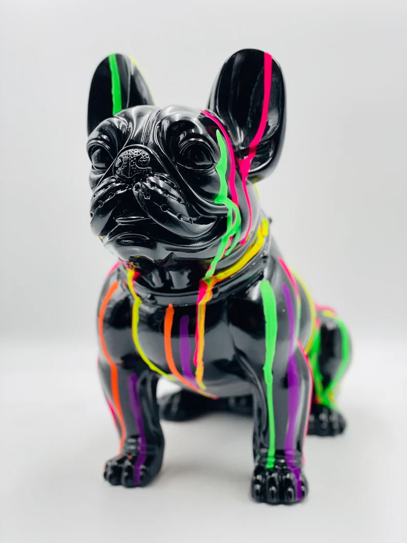 Pop Art French Bulldog Statue