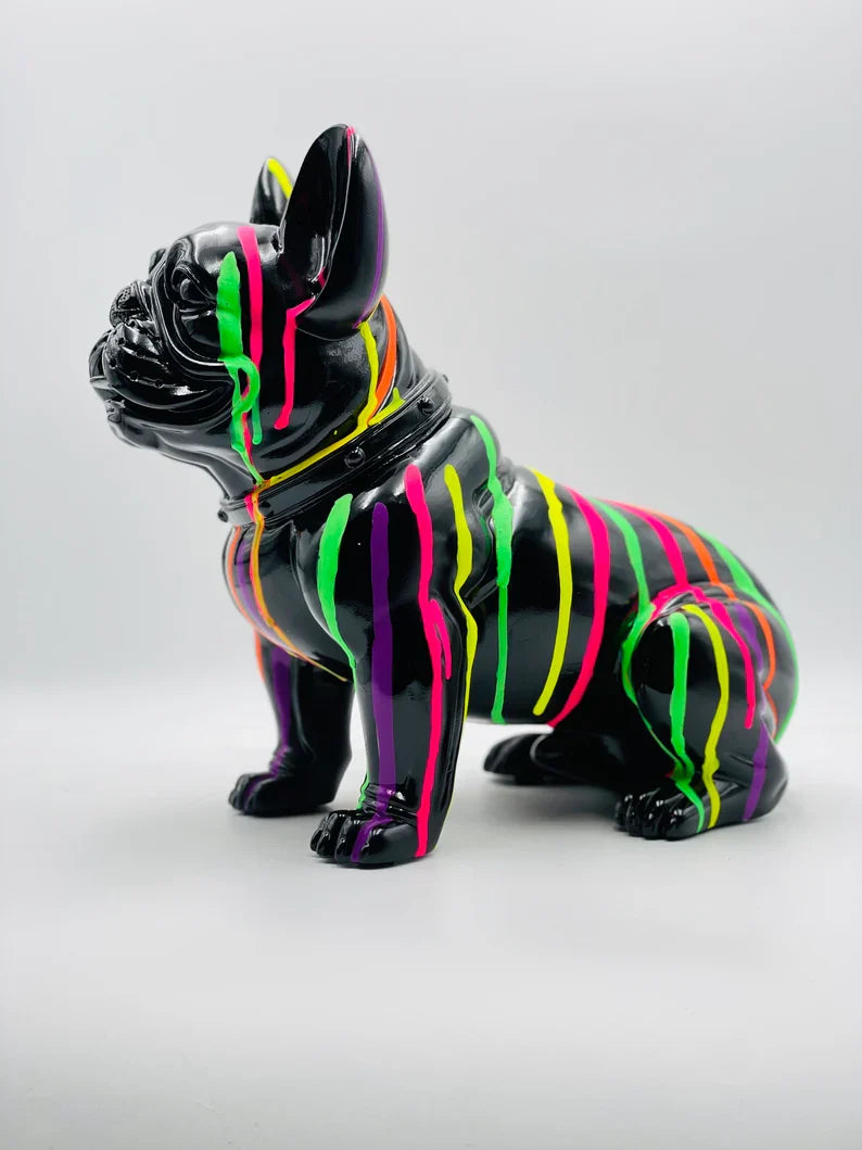 Pop Art French Bulldog Statue