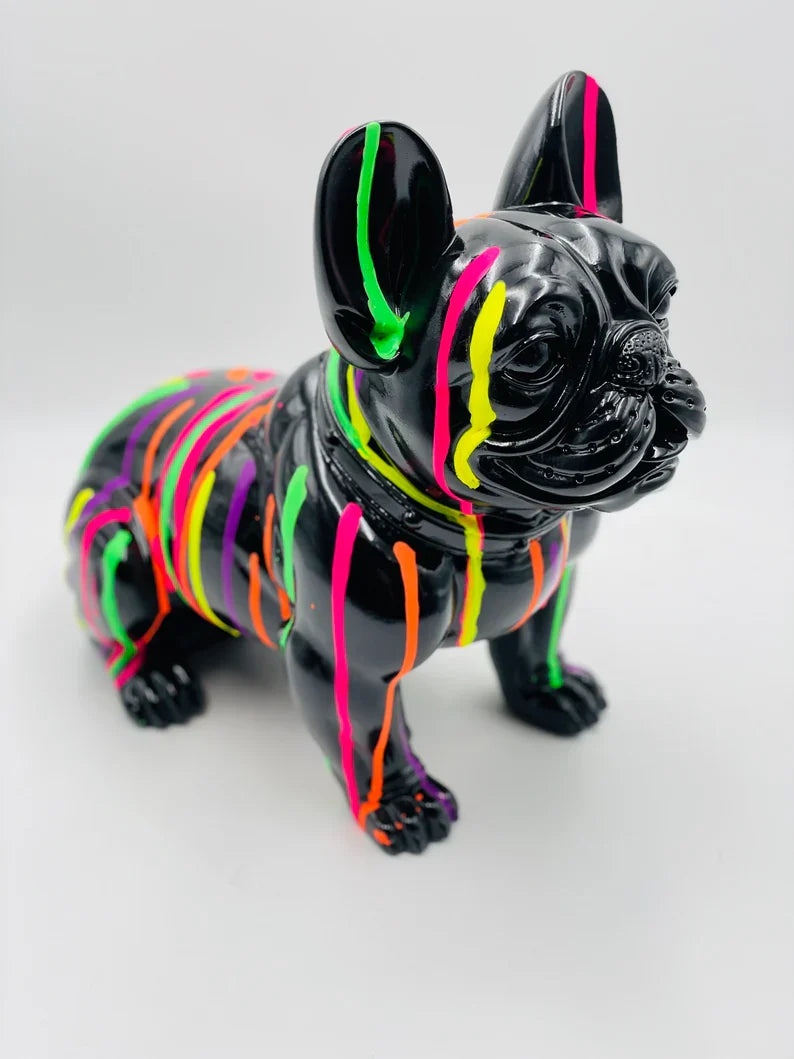 Pop Art French Bulldog Statue