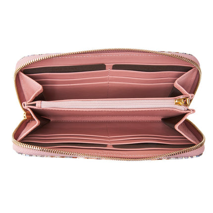 Iridescent Python Zip Wallet