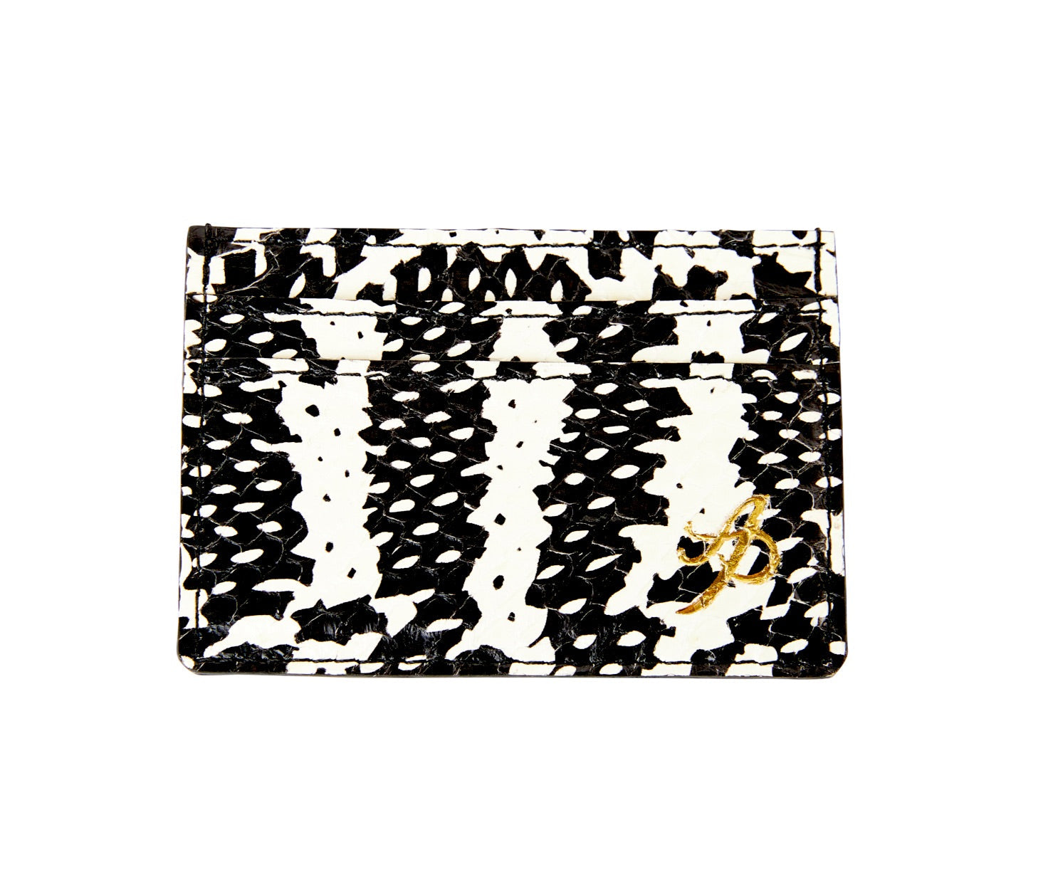 Black & White Snake Card Wallet