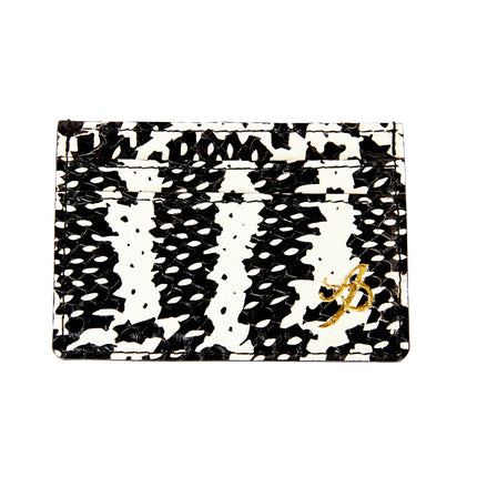 Black & White Snake Card Wallet