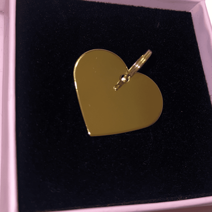 Heart Charm For Custom Engraving