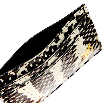 Black & White Snake Card Wallet