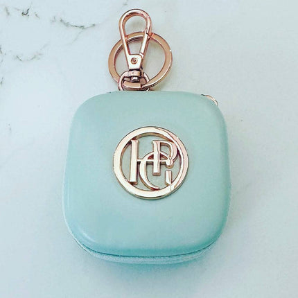 Designer Waste Bag/Treat Bag - Aquamarine/Rose Gold