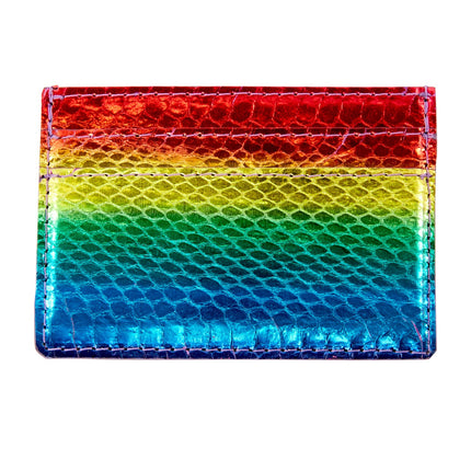 Pride Collection Favorite. Rainbow Snake Card Wallet