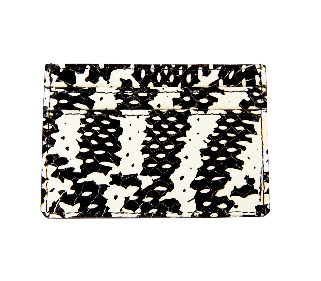 Black & White Snake Card Wallet