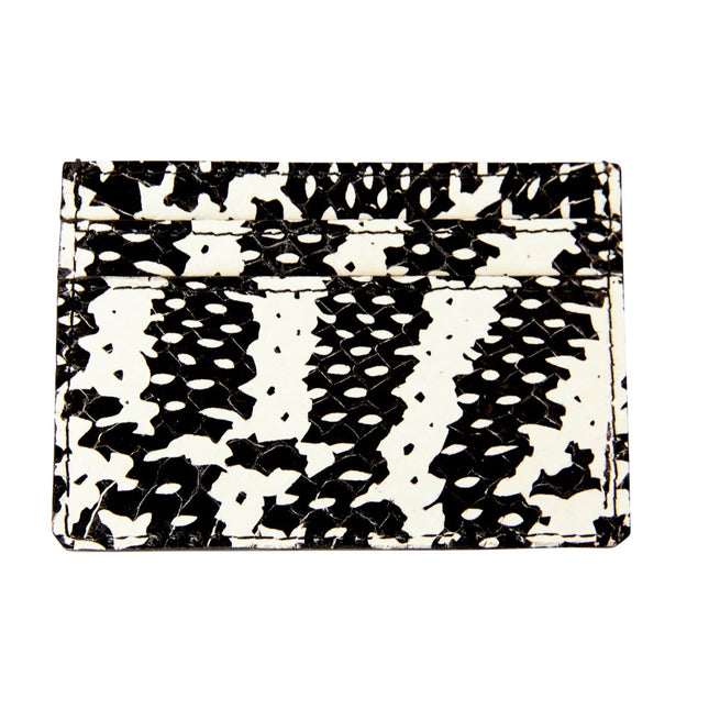 Black & White Snake Card Wallet